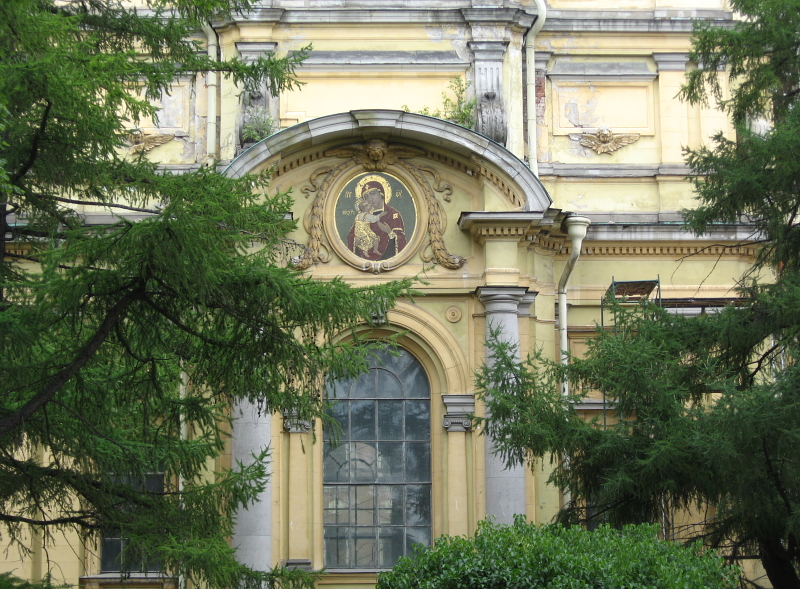 Фасад Петропавловской крепости